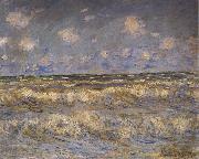 Claude Monet Rough Sea oil on canvas